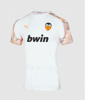 Camiseta fútbol blanca de entrenamiento del Valencia 2020